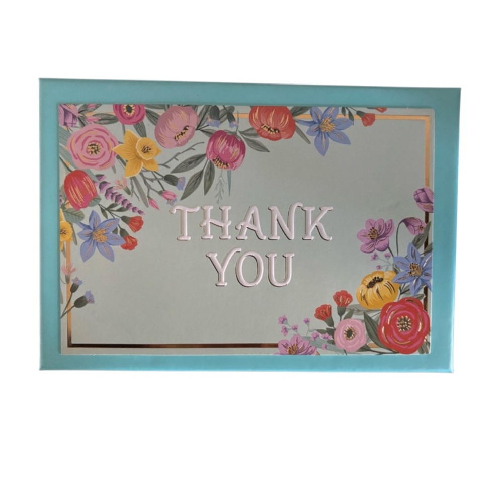 Martha Stewart-Set of 50 Thank You Notecards Envelopes and Seal stickers